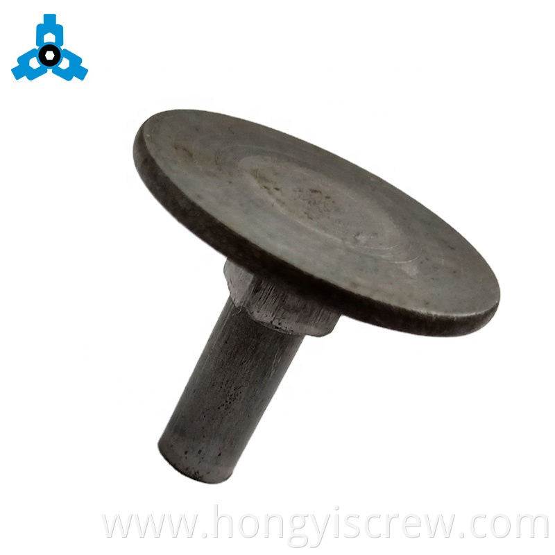 Alloy Steel Flat Head Solid Rivet With Shoulder OEM Stock Support